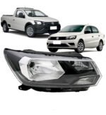 Farol Másc Negra Gol Voyage G8 Saveiro G7 17-22 Origin Arteb