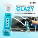 Limpa Vidros 4 Em 1 Redutor Atrito Risco Glazy 500ml Vonixx - Imagem 6