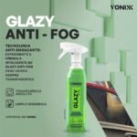 Glazy Anti Fog 500ml Anti Embacante Vonixx Limpa Vidros - Imagem 9